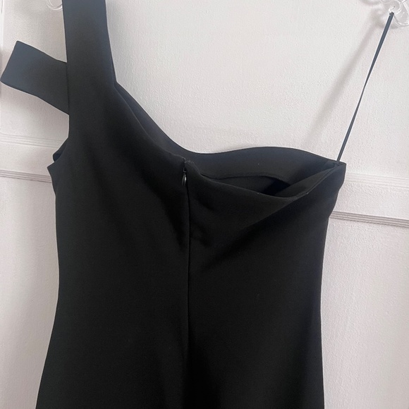 "Likely" Black Asymmetrical Evening Dress size 4 - Picture 5 of 6